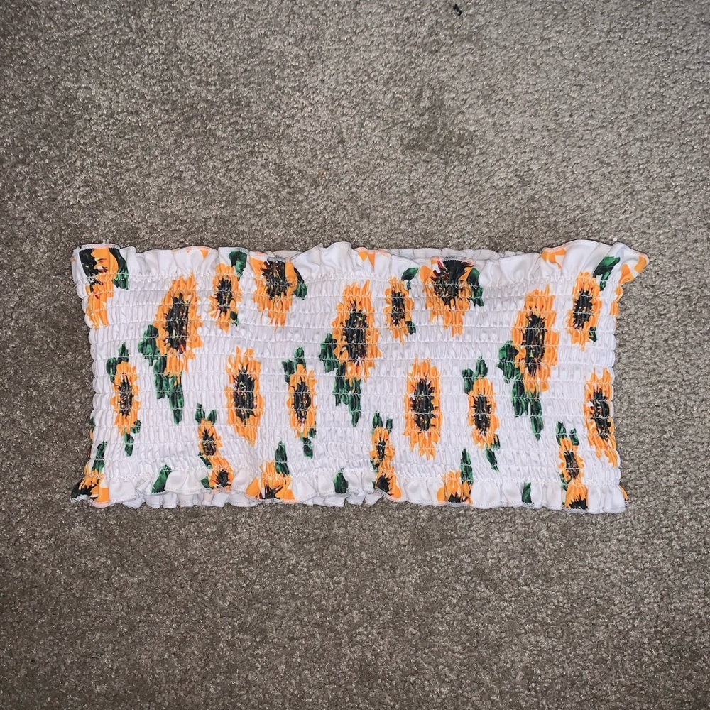 Sunflower bikini top